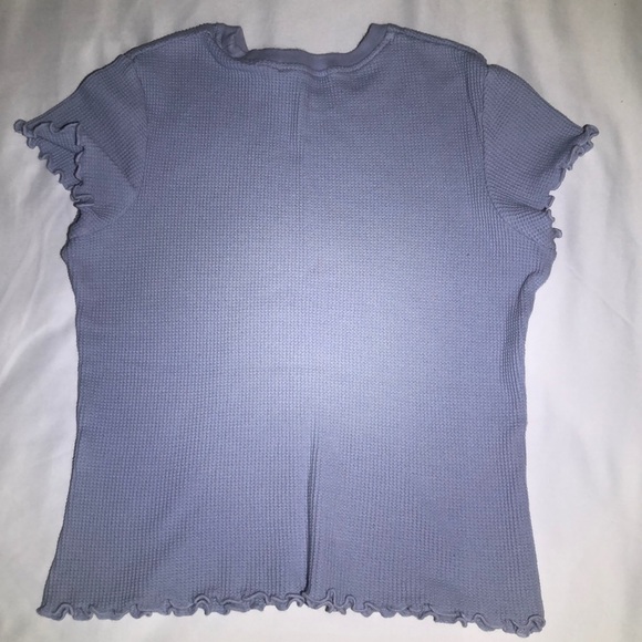 Rare Baby Blue crop top, Brandy Melville - Picture 2 of 5